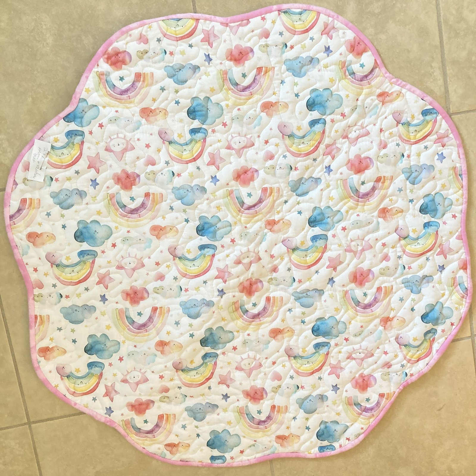 Rainbow playmat
