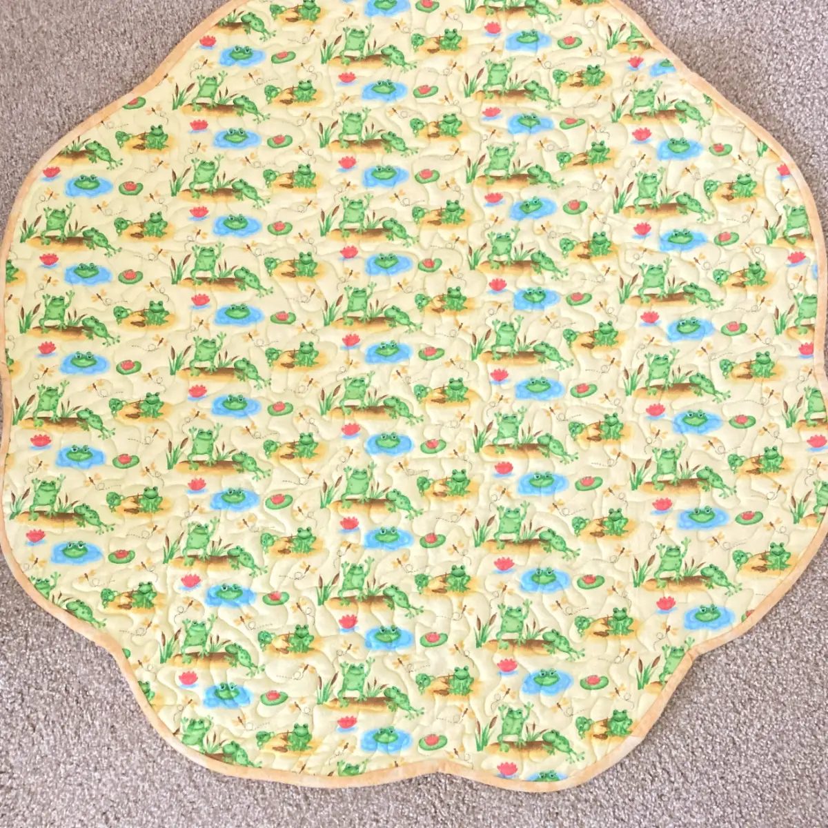frog pond playmat
