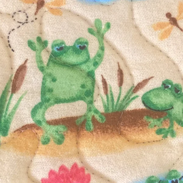 frog pond baby playmat detail