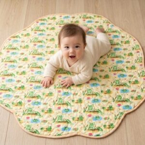 Frog Pond playmat with baby