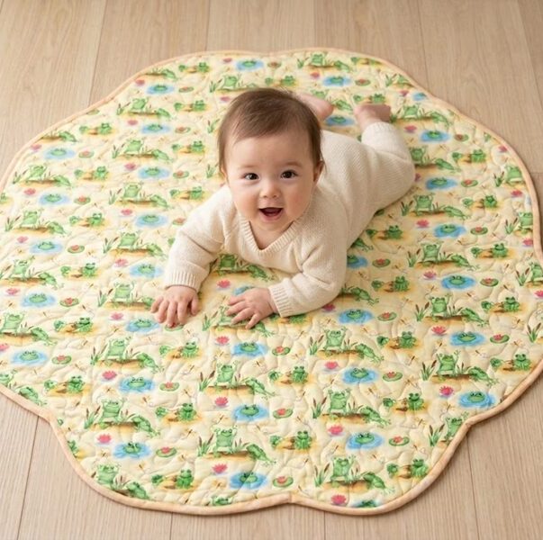 Frog Pond playmat with baby