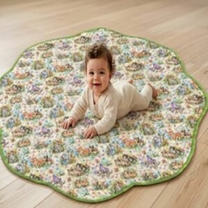 cute kittens mat with baby