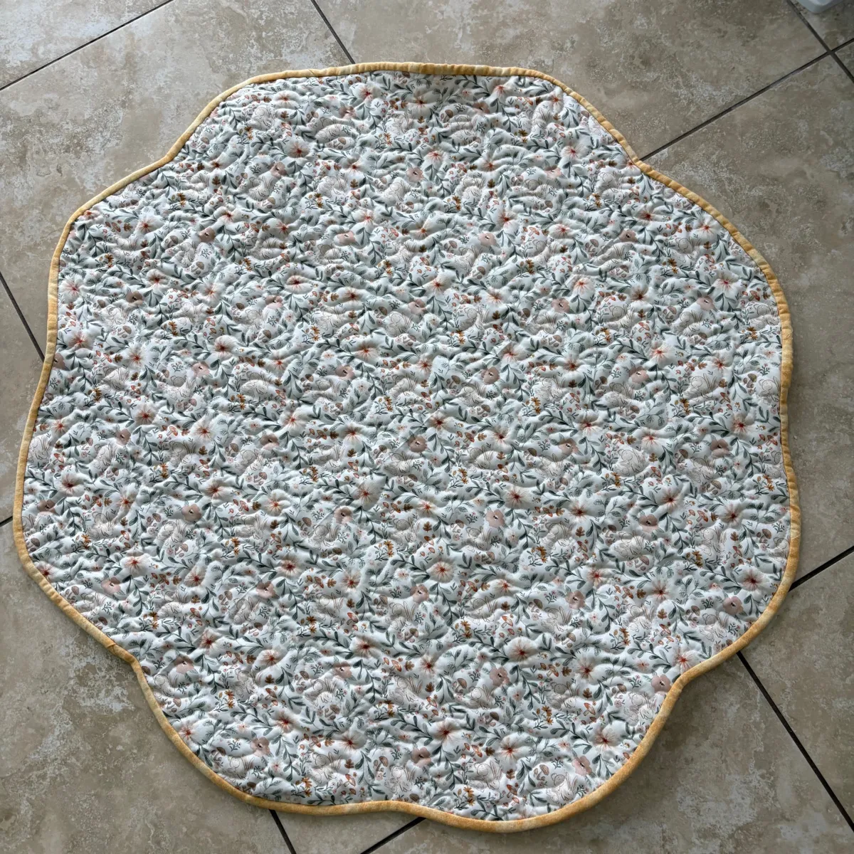 Bunny Flowers Playmat Product Image