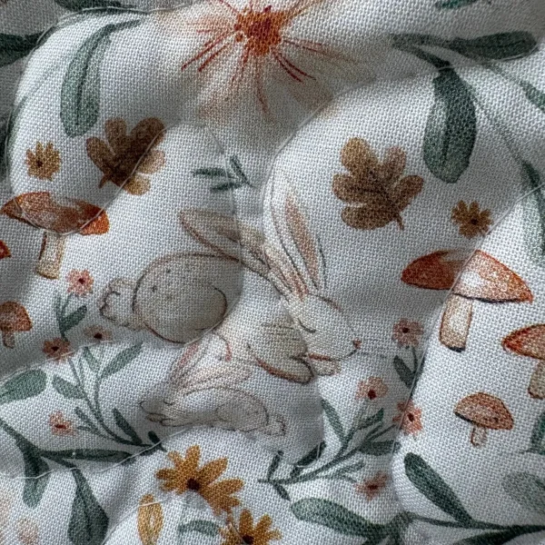 Bunny Flowers Playmat detail 2