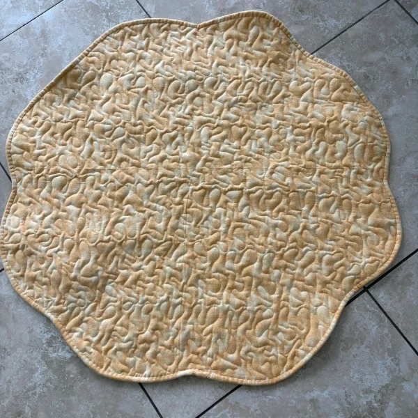 Bunny Flowers Playmat backing