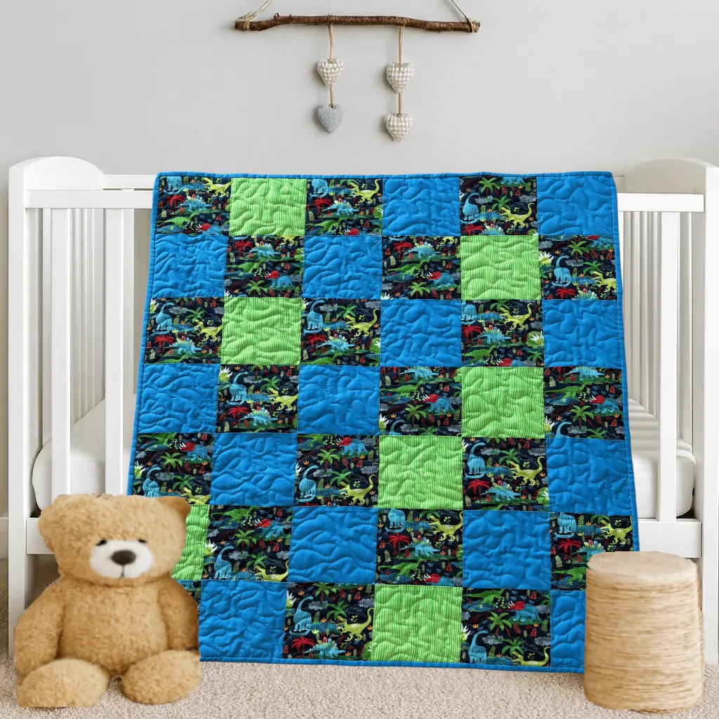 Dinosaur Dreams Baby Quilt
