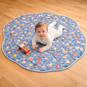 Fire Fighting Doggies Playmat with baby