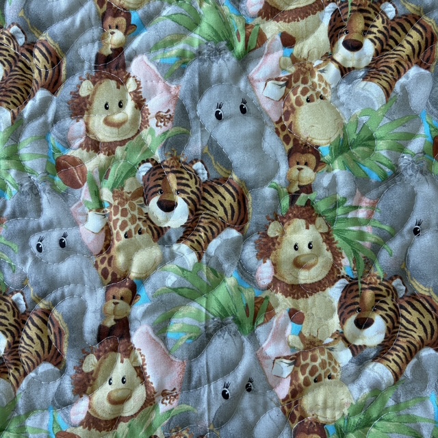Jungle Friends Playmat close up tiger