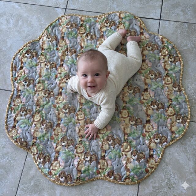 Jungle Friends Playmat with baby