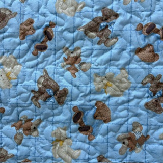 Blue Bears Playmat detail overview