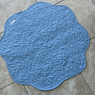 Blue Bears Playmat detail of backing