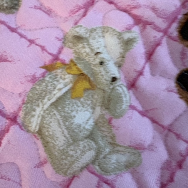 Pink Bears Playmat white bear