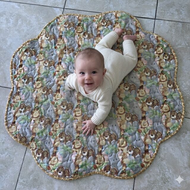 Jungle Friends Playmat and baby