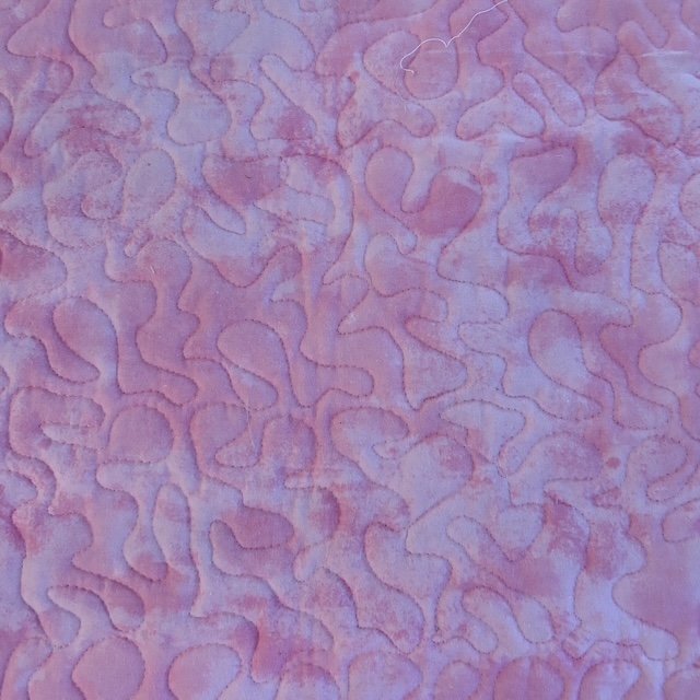 Pink Bears Baby Quilt detail 4