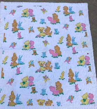 baby quilt 50s