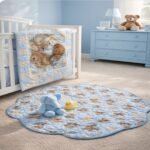 Blue Bears Baby Quilt Playmats Bundle product image 1