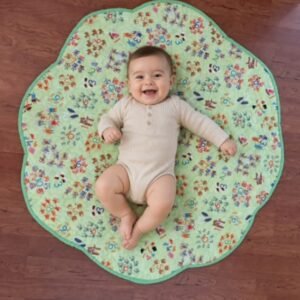 Numbers mat image with baby