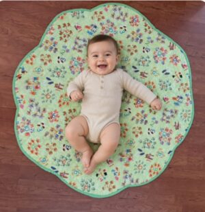 baby on numbers playmat