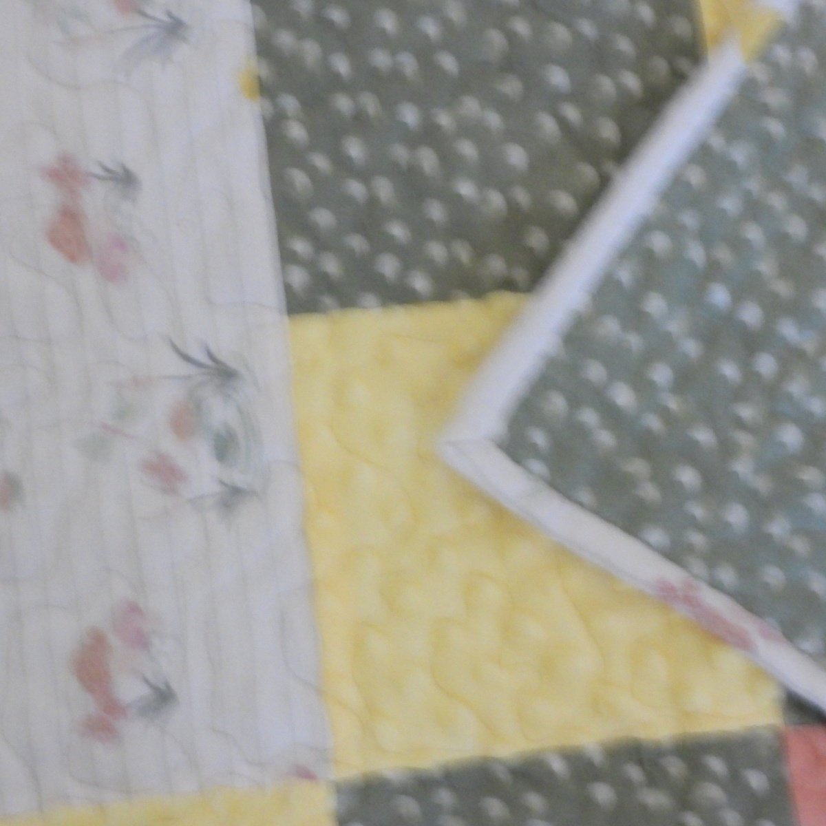 Woodland Magic Baby Quilt with backing