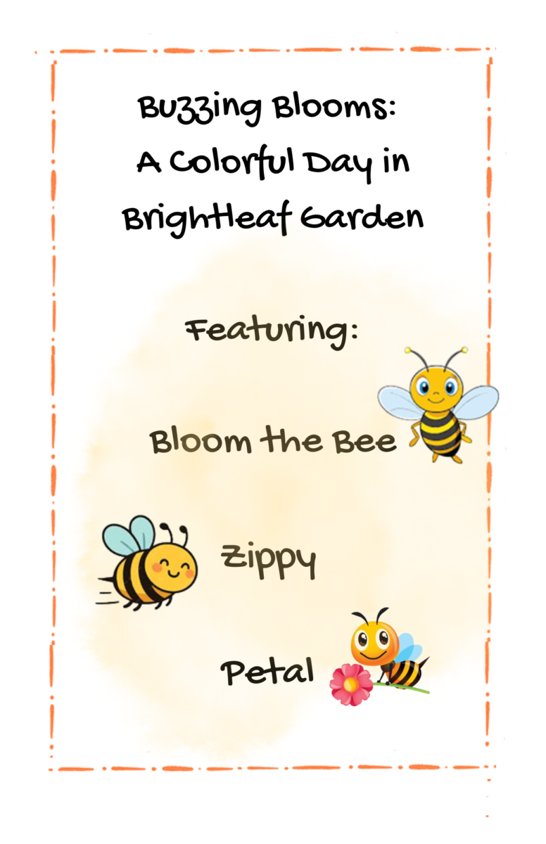 Buzzing Blooms Storybook Cover