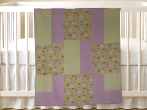 Sunshine and Clouds New Product Image on white crib