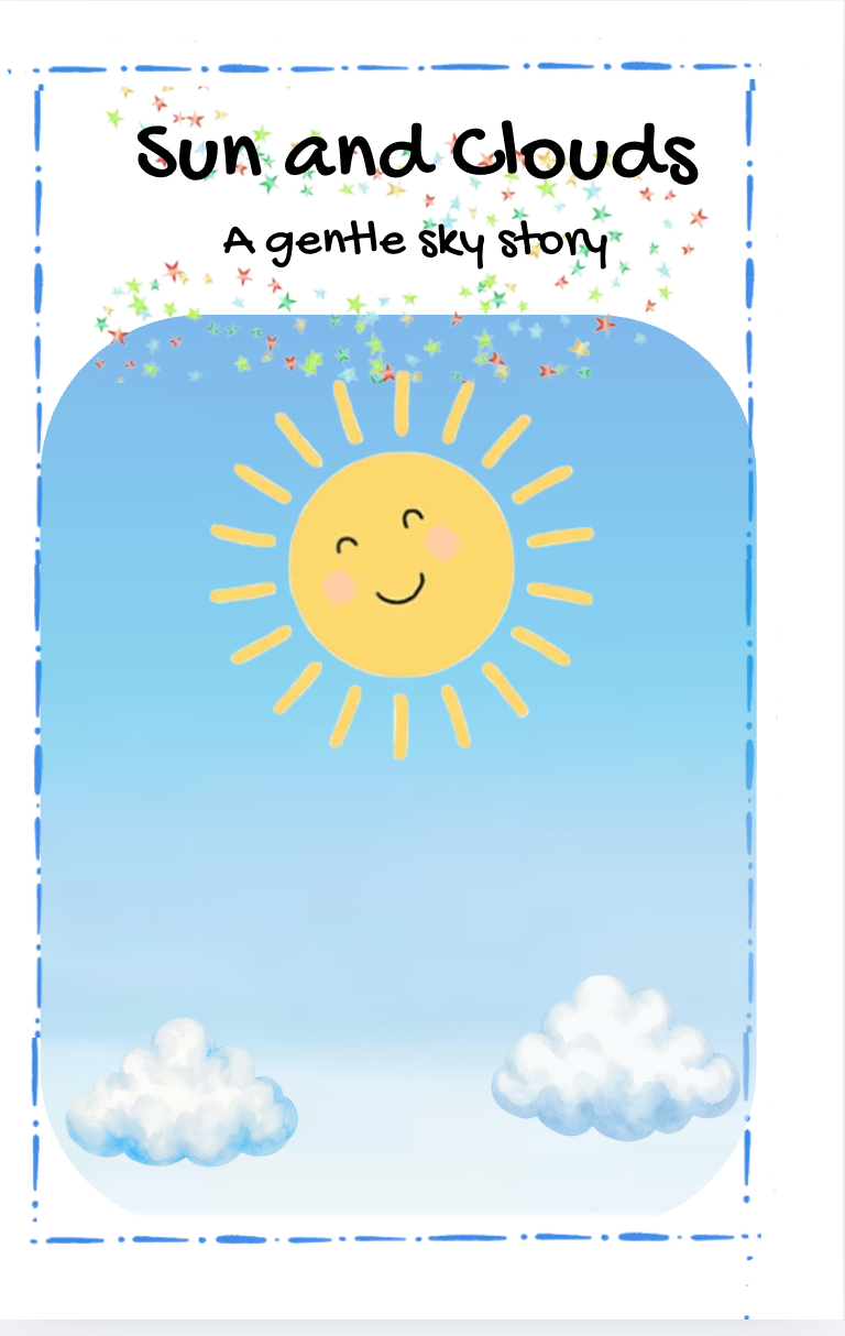 Sunshine and Clouds Story Book Cover