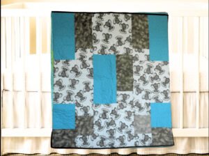 Sweet Elephants Baby Quilt Product Image